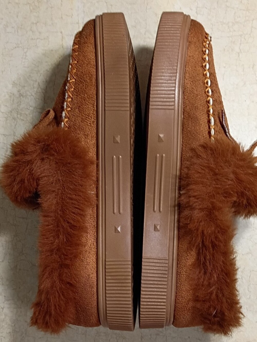YLYL Women's Winter Flat Boots Warm Fur Lined, Fuzzy Thick Plush (7) - Picture 4 of 10